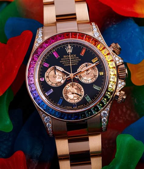 rolex rainbow watch price|rolex daytona rainbow 2022 price.